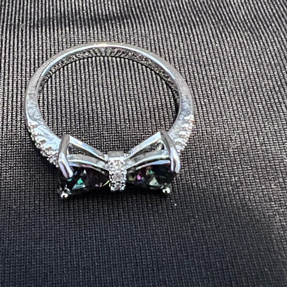 Mystic Fire Topaz Inspired Bow tie Ring - Picture 2 of 10